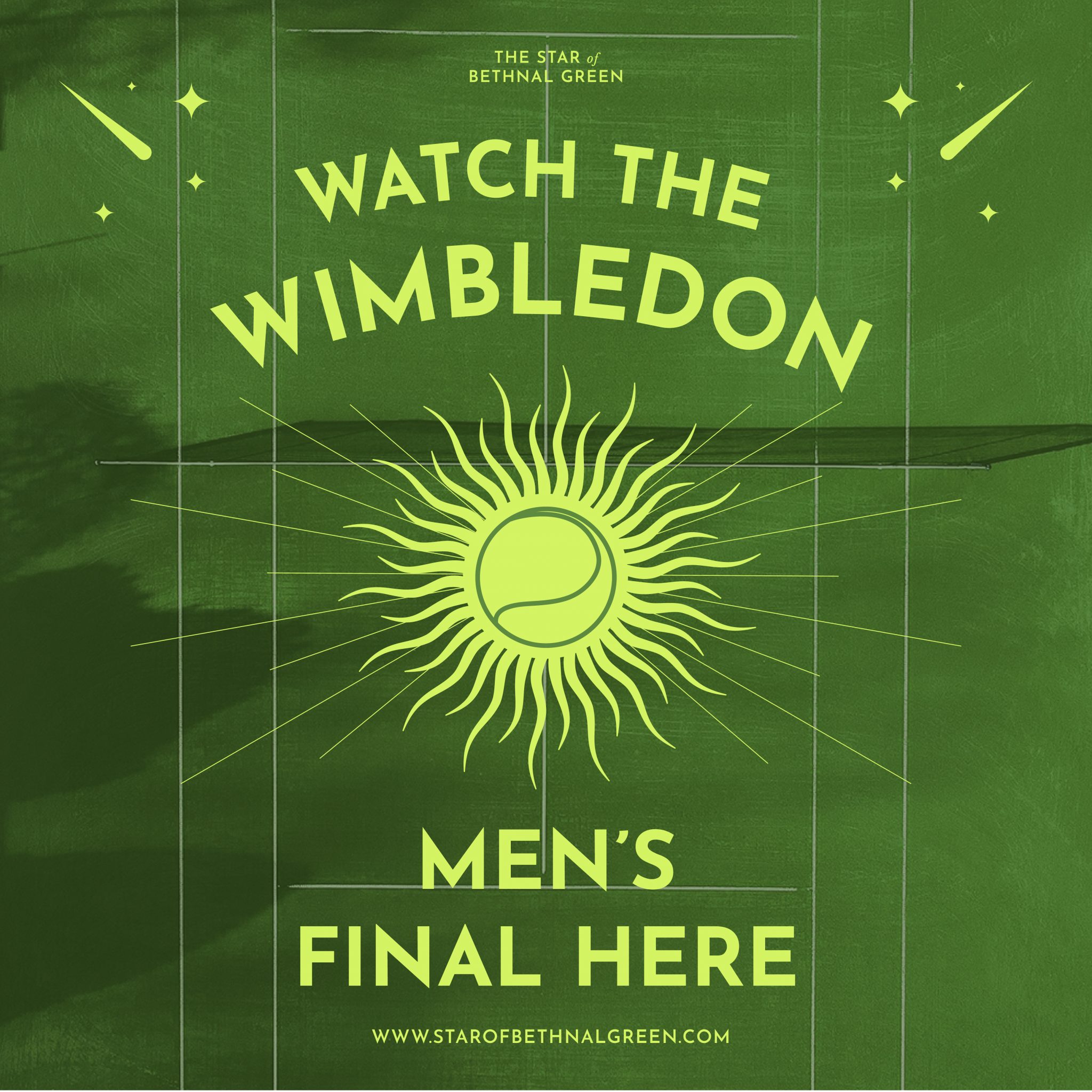 Wimbledon Men's Final Star of Bethnal Green