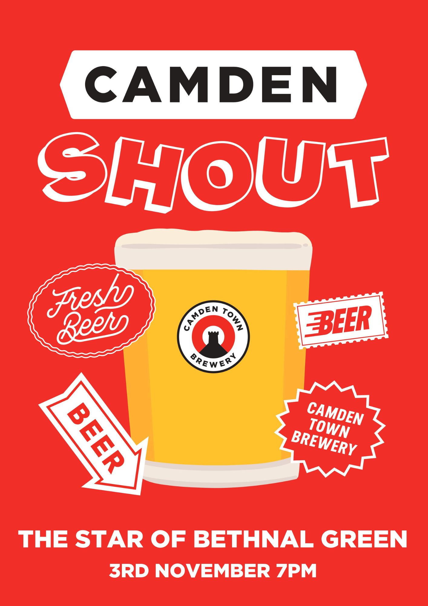 Camden Shout Easy IPA - Star of Bethnal Green