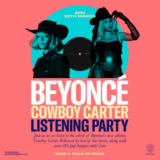 Beyoncé Cowboy Carter Album Listening party