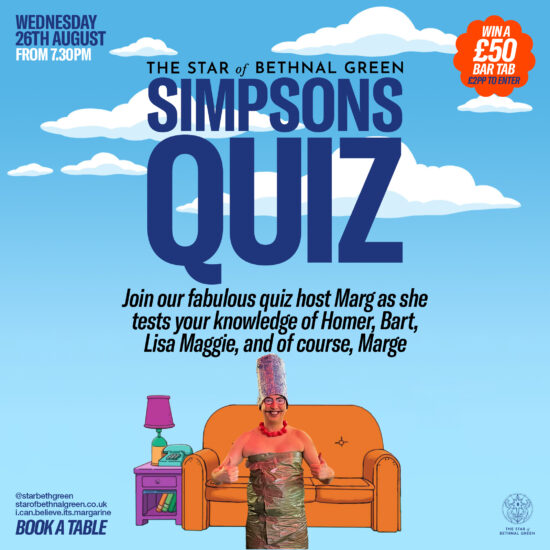 The Star of Bethnal Green Simpsons Quiz